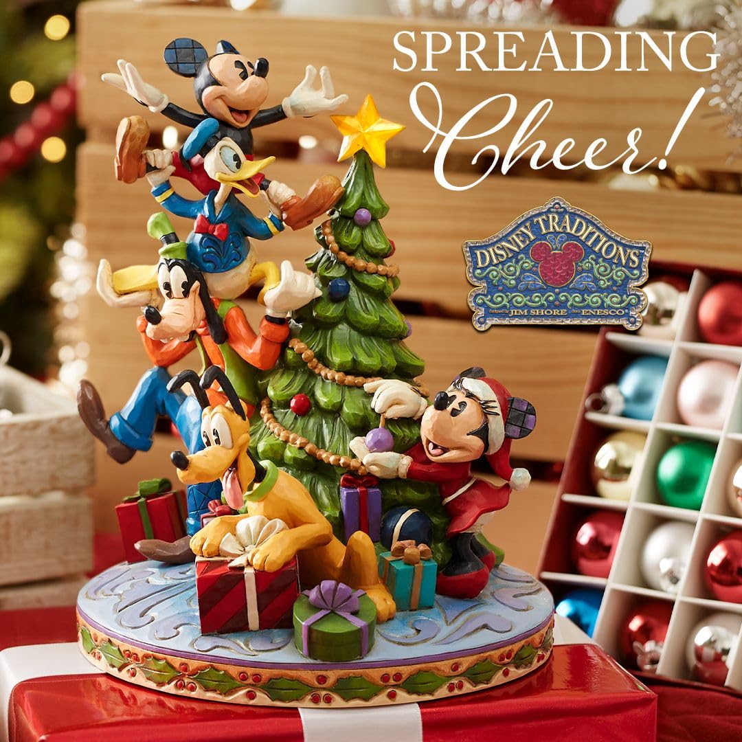 Enesco Disney Traditions by Jim Shore The Fab Five Decorating The